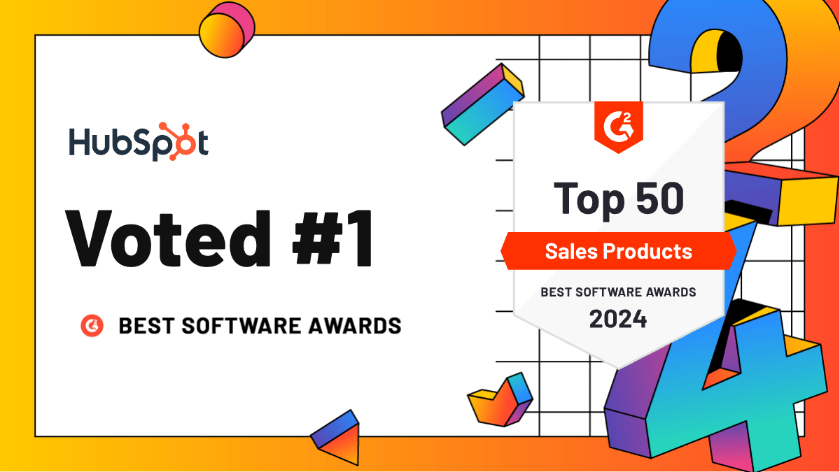 HubSpot - Voted #1 sales products